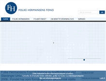 Tablet Screenshot of folke-fondet.org